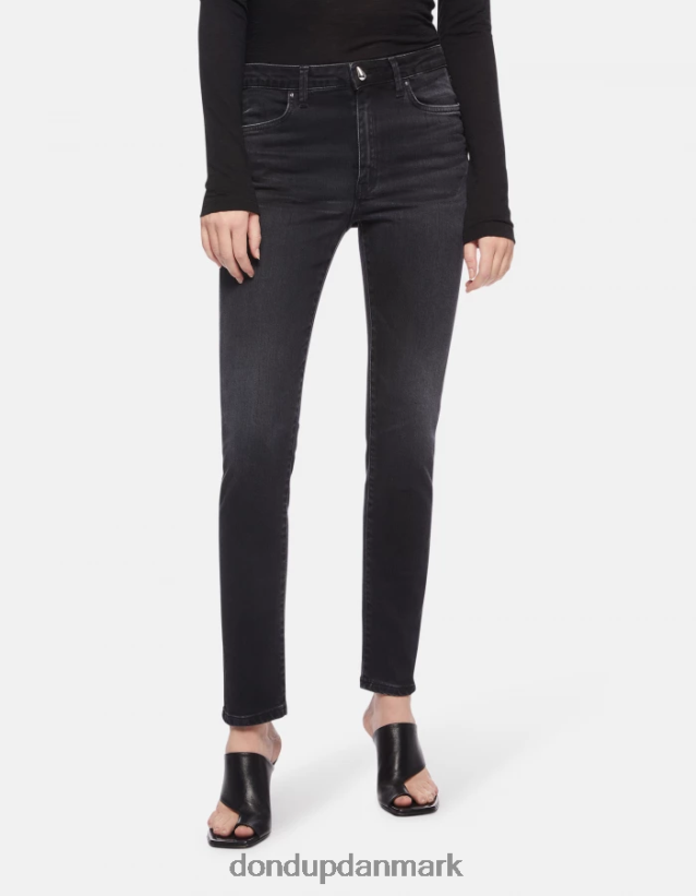 iris super skinny jeans i stretchdenim Kvinder 0XD0D078 sort DONDUP beklædning