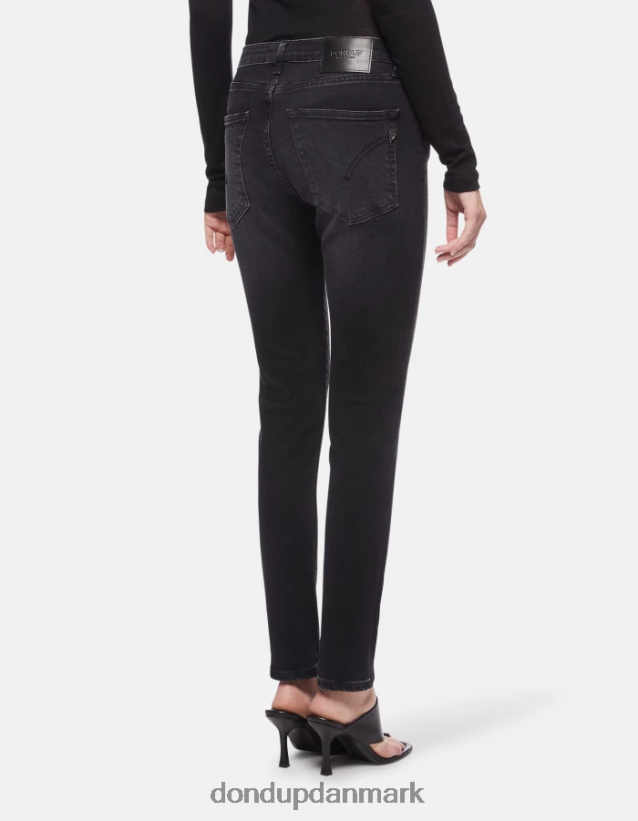 iris super skinny jeans i stretchdenim Kvinder 0XD0D078 sort DONDUP beklædning