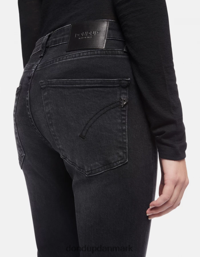 iris super skinny jeans i stretchdenim Kvinder 0XD0D078 sort DONDUP beklædning