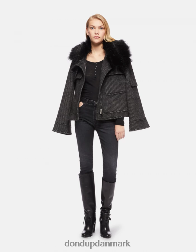 iris super skinny jeans i stretchdenim Kvinder 0XD0D078 sort DONDUP beklædning