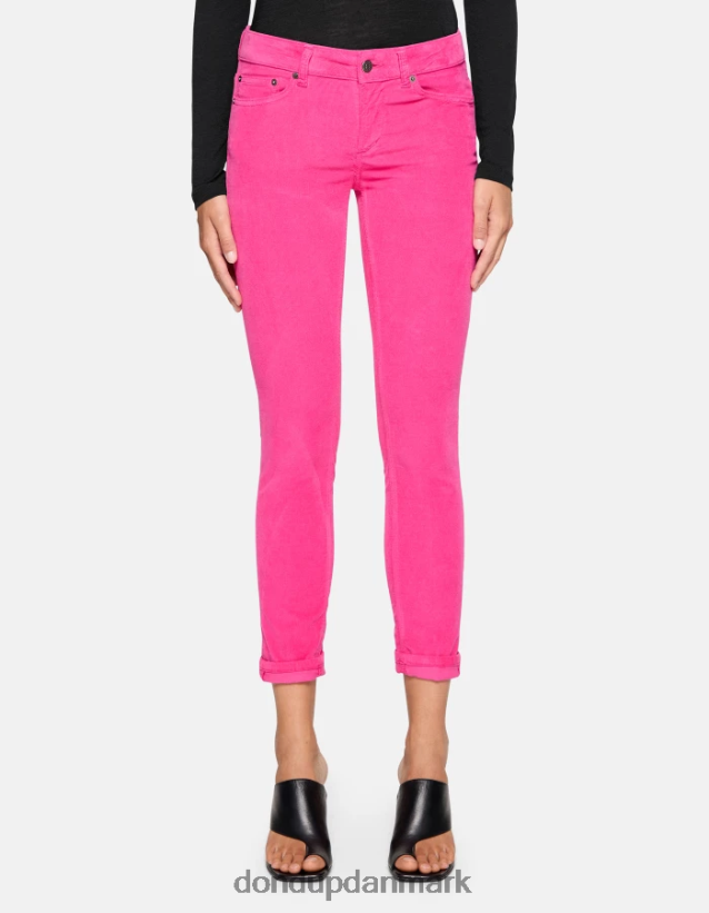 monroe skinny-fit fløjlsbukser Kvinder 0XD0D012 orkidé DONDUP beklædning