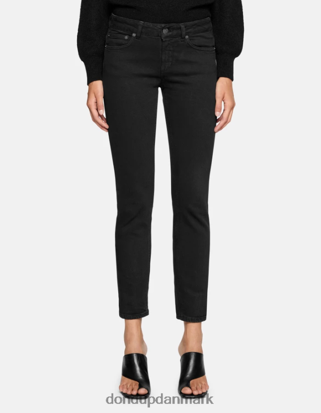 monroe skinny-fit jeans i stretch bull denim Kvinder 0XD0D023 sort DONDUP beklædning