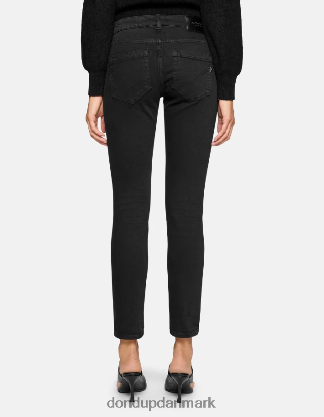 monroe skinny-fit jeans i stretch bull denim Kvinder 0XD0D023 sort DONDUP beklædning