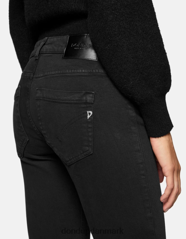monroe skinny-fit jeans i stretch bull denim Kvinder 0XD0D023 sort DONDUP beklædning