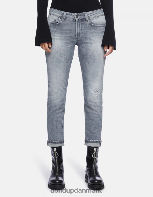 monroe skinny jeans i stretchdenim Kvinder 0XD0D0103 topo DONDUP beklædning