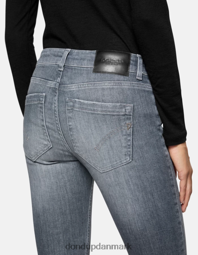 monroe skinny jeans i stretchdenim Kvinder 0XD0D022 topo DONDUP beklædning