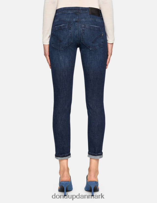 monroe skinny jeans i stretchdenim Kvinder 0XD0D066 blå DONDUP beklædning