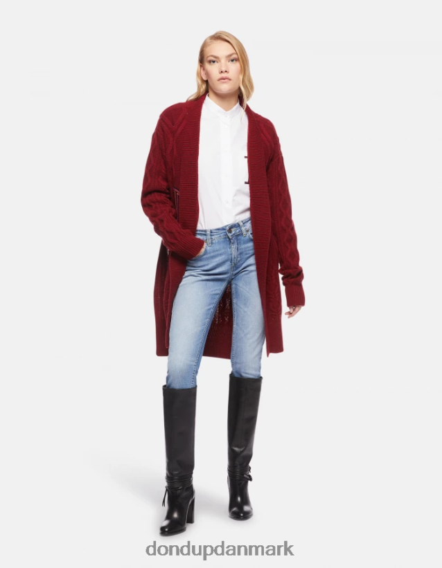 monroe skinny jeans i stretchdenim Kvinder 0XD0D099 blå DONDUP beklædning