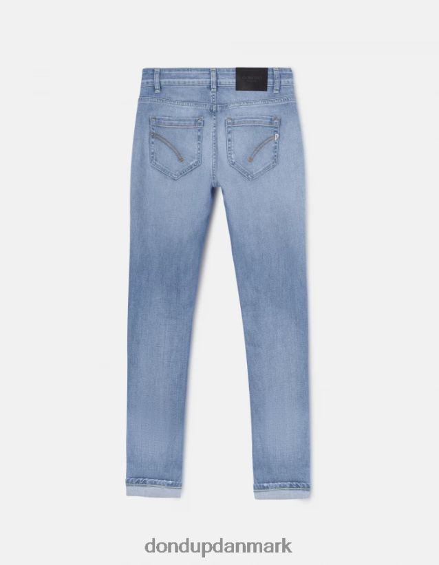 monroe skinny jeans i stretchdenim Kvinder 0XD0D099 blå DONDUP beklædning