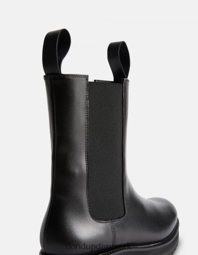 beatlestøvler i nappa kalveskind Kvinder 0XD0D0459 sort DONDUP fodtøj