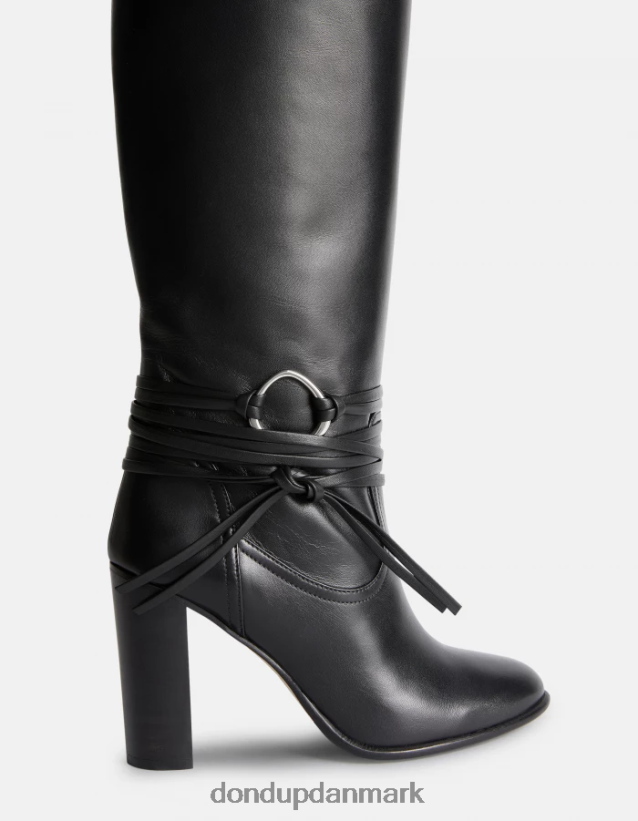 lammeskindsstøvler Kvinder 0XD0D0506 sort DONDUP fodtøj