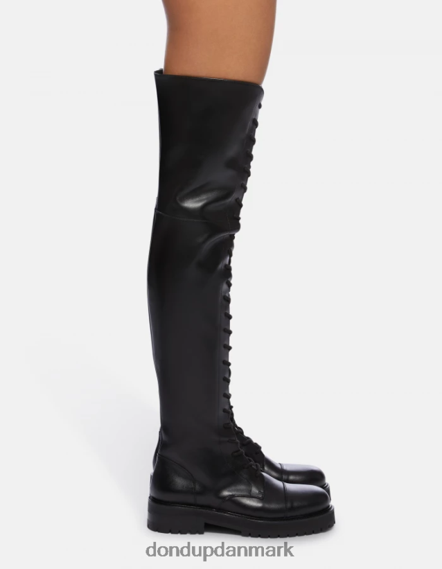 støvler i nappa kalveskind Kvinder 0XD0D0458 sort DONDUP fodtøj