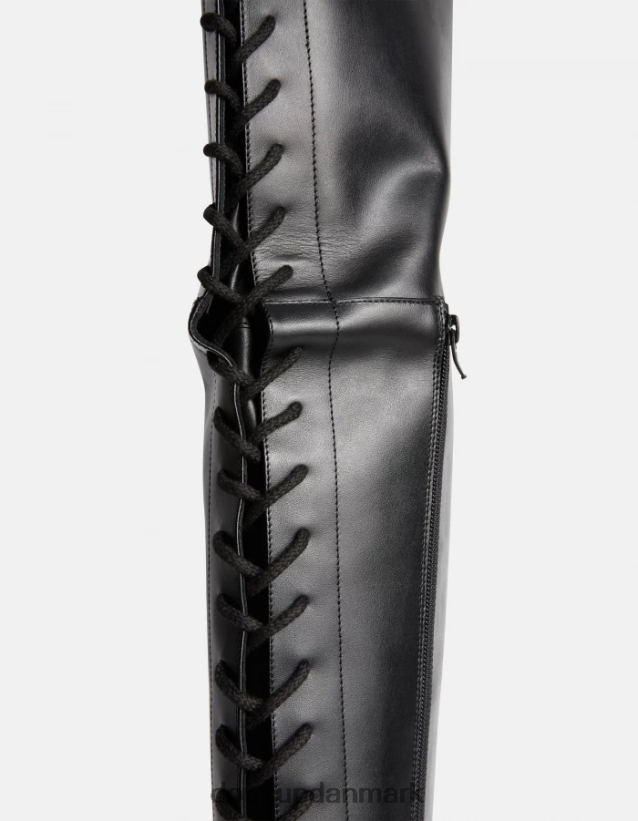 støvler i nappa kalveskind Kvinder 0XD0D0458 sort DONDUP fodtøj