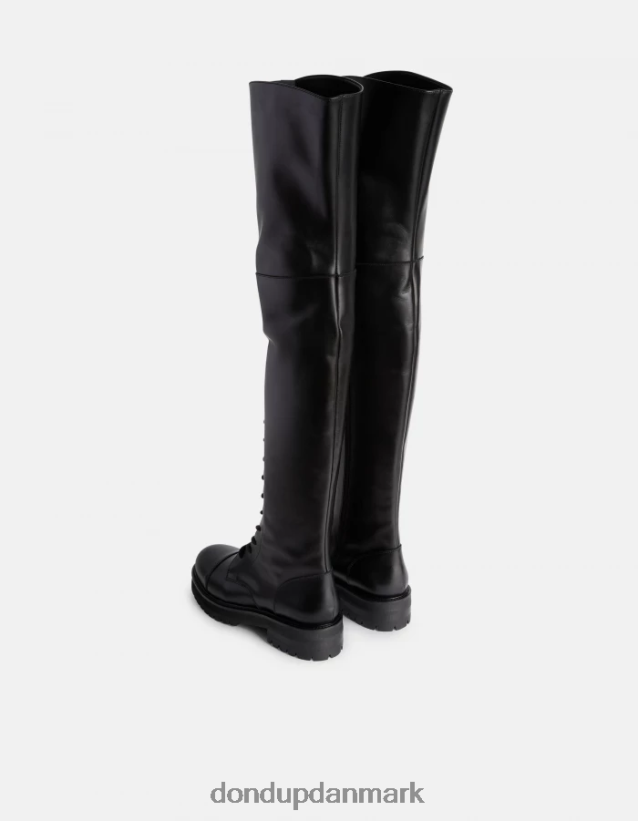 støvler i nappa kalveskind Kvinder 0XD0D0458 sort DONDUP fodtøj