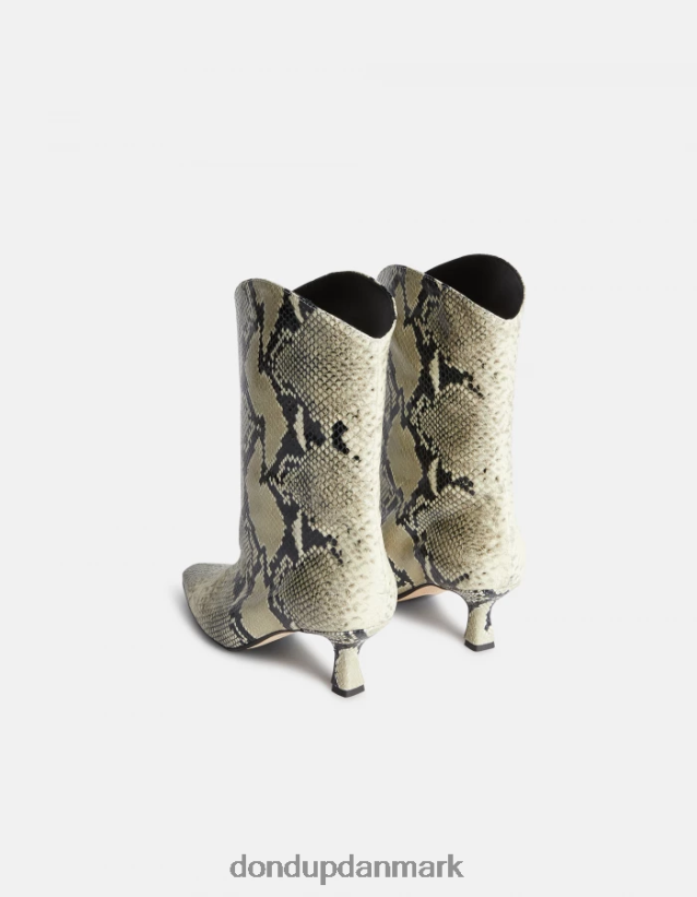 støvler i python-print effekt læder Kvinder 0XD0D0466 burro DONDUP fodtøj