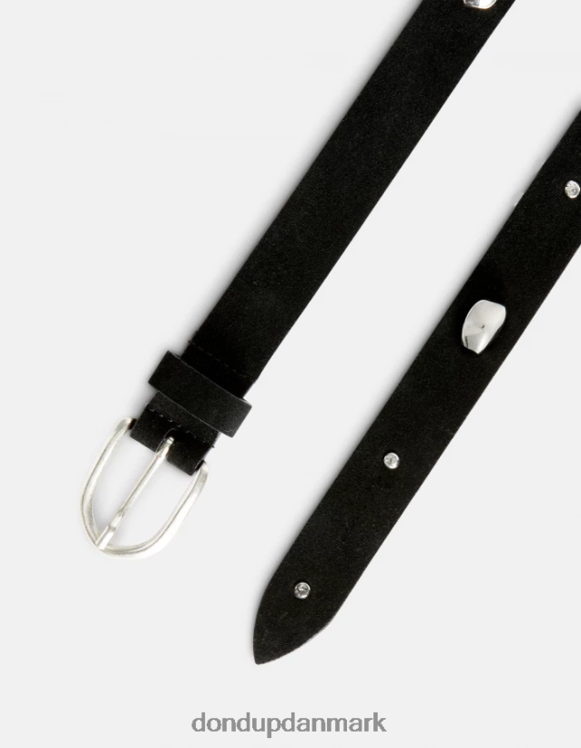 ruskindsbælte Kvinder 0XD0D0478 sort DONDUP tilbehør