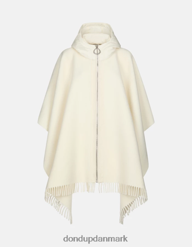 uld og nylon kappe Kvinder 0XD0D0472 hvid DONDUP tilbehør