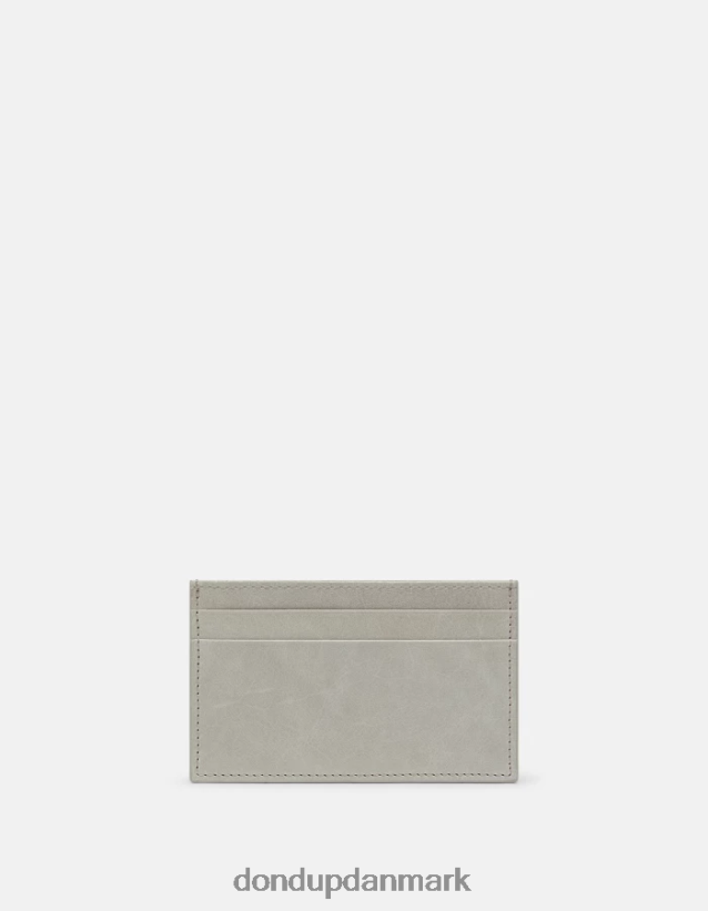 kortholder i blank læder Kvinder 0XD0D0511 lysegrå DONDUP tilbehør