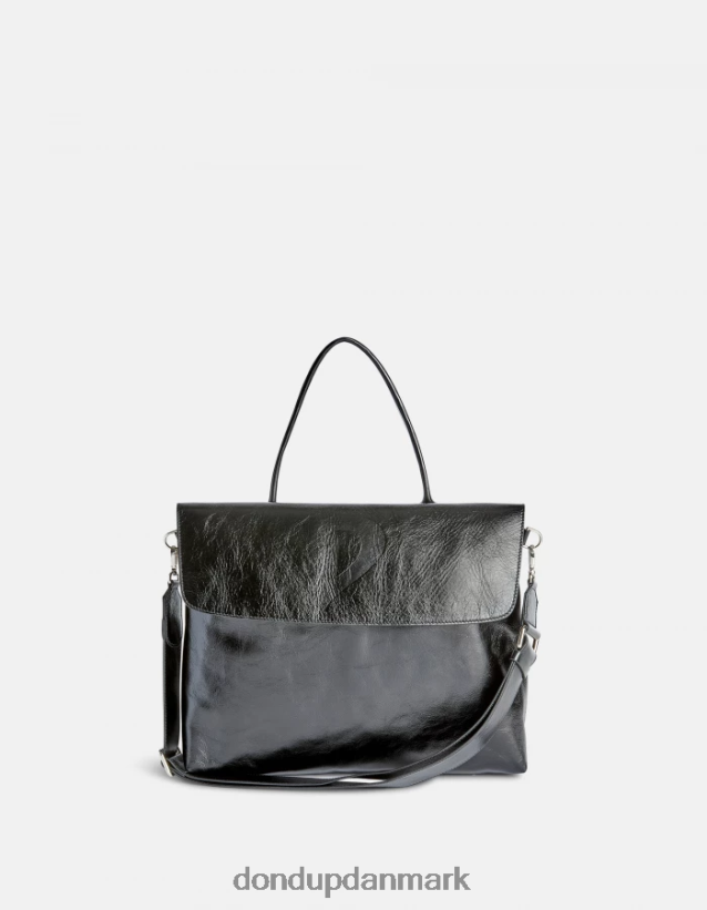 blank læder taske Kvinder 0XD0D0484 sort DONDUP tilbehør