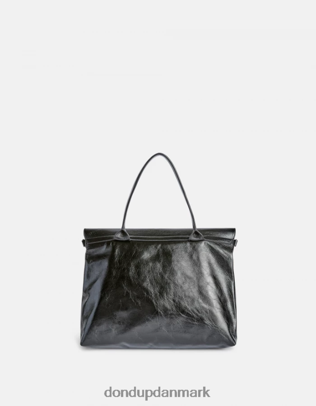 blank læder taske Kvinder 0XD0D0484 sort DONDUP tilbehør