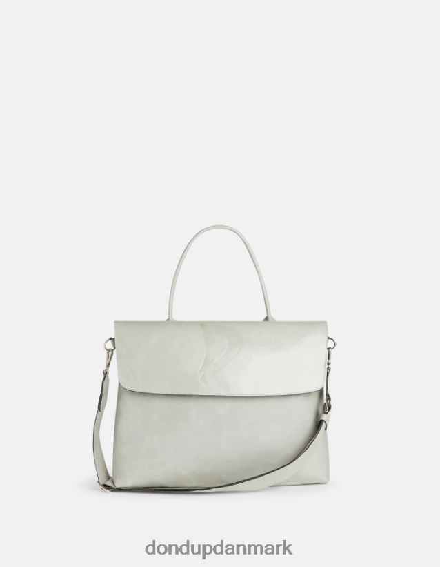 blank læder taske Kvinder 0XD0D0488 lysegrå DONDUP tilbehør