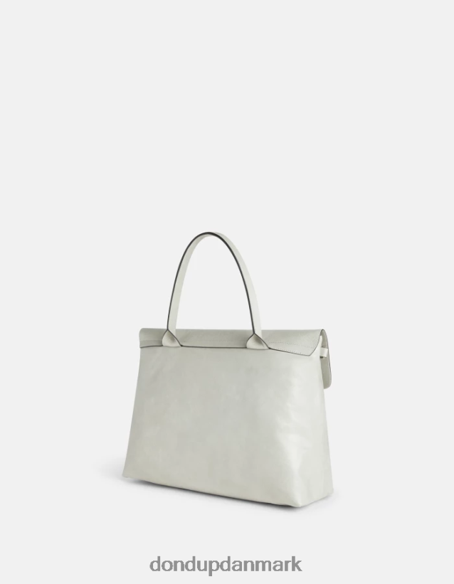 blank læder taske Kvinder 0XD0D0488 lysegrå DONDUP tilbehør
