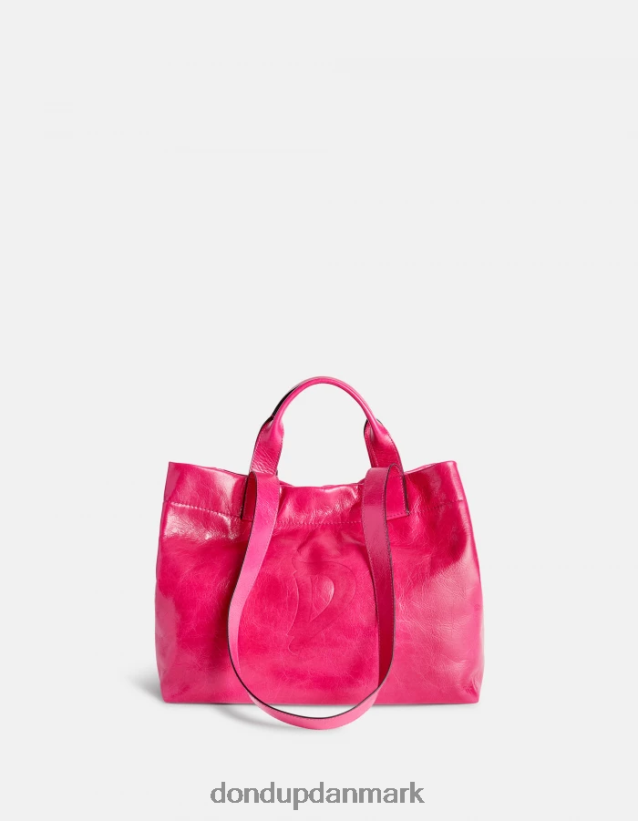 shopper i blankt læder Kvinder 0XD0D0493 orkidé DONDUP tilbehør