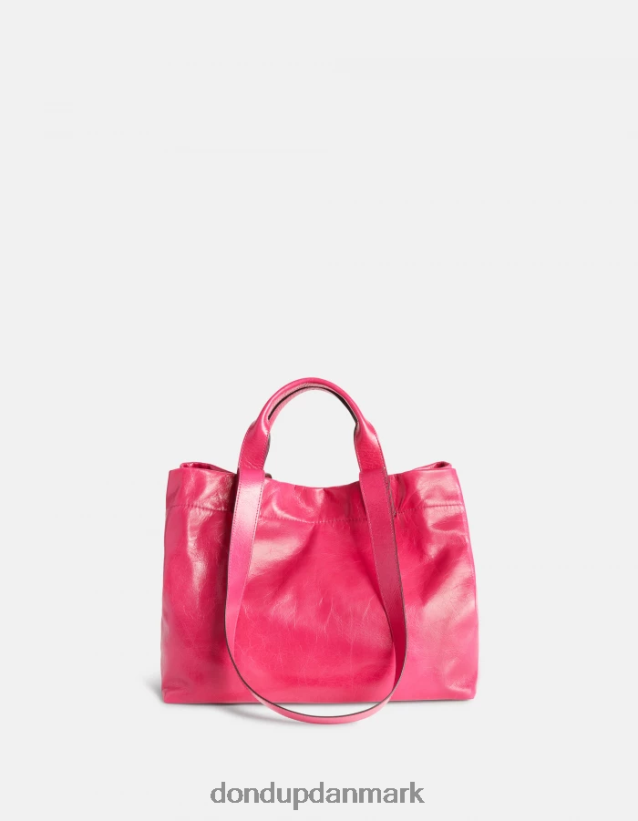 shopper i blankt læder Kvinder 0XD0D0493 orkidé DONDUP tilbehør