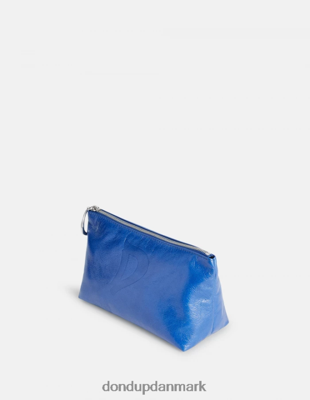 skønhedsetui i blank læder Kvinder 0XD0D0498 turkis DONDUP tilbehør