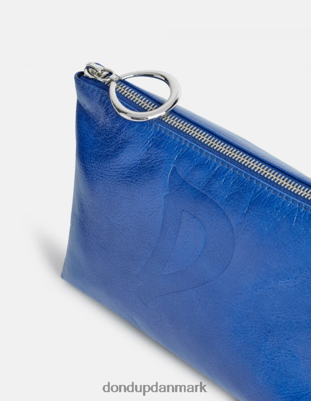skønhedsetui i blank læder Kvinder 0XD0D0498 turkis DONDUP tilbehør