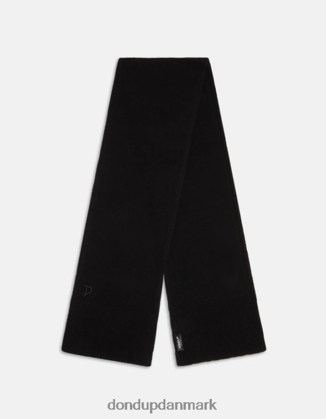 kashmir tørklæde Kvinder 0XD0D0517 sort DONDUP tilbehør