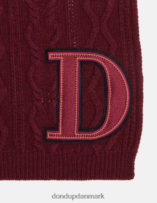 uld tørklæde Kvinder 0XD0D0519 barbabietola DONDUP tilbehør