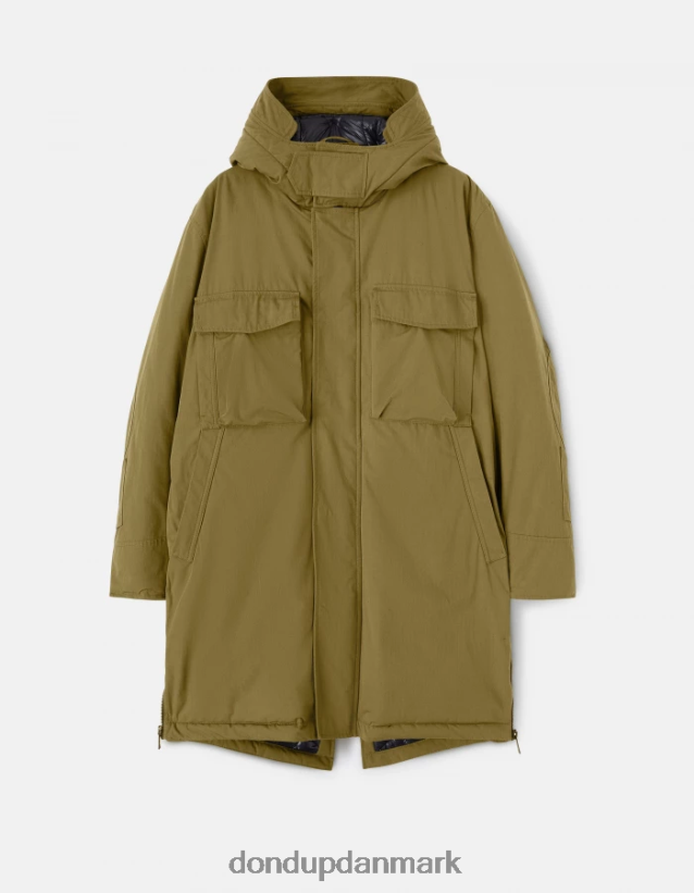 loose-fit parka i teknisk stof Mænd 0XD0D0904 salvie grøn DONDUP beklædning