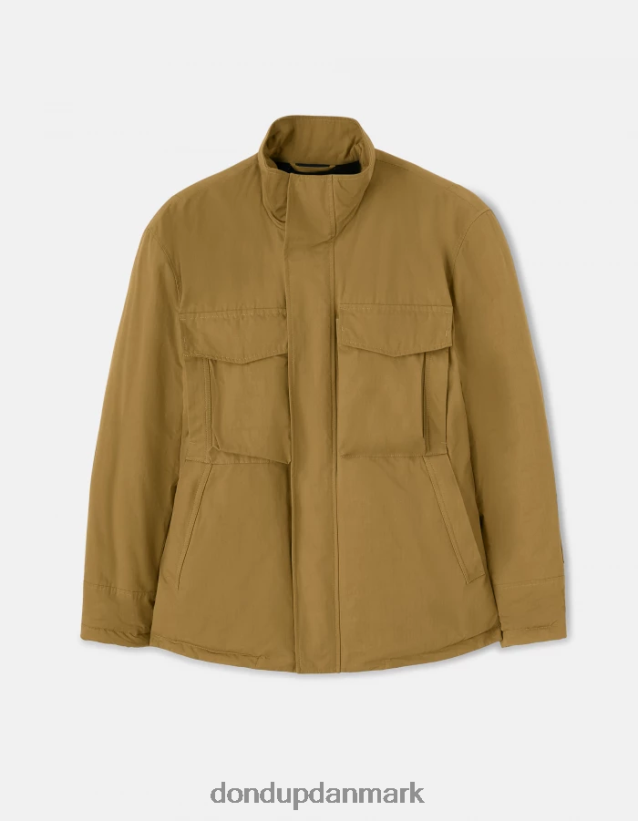 regular fit feltjakke i teknisk stof Mænd 0XD0D0907 taupe DONDUP beklædning