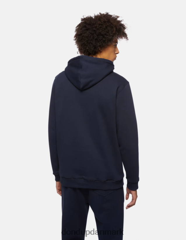 hættetrøje med normal pasform Mænd 0XD0D0823 Marine blå DONDUP beklædning