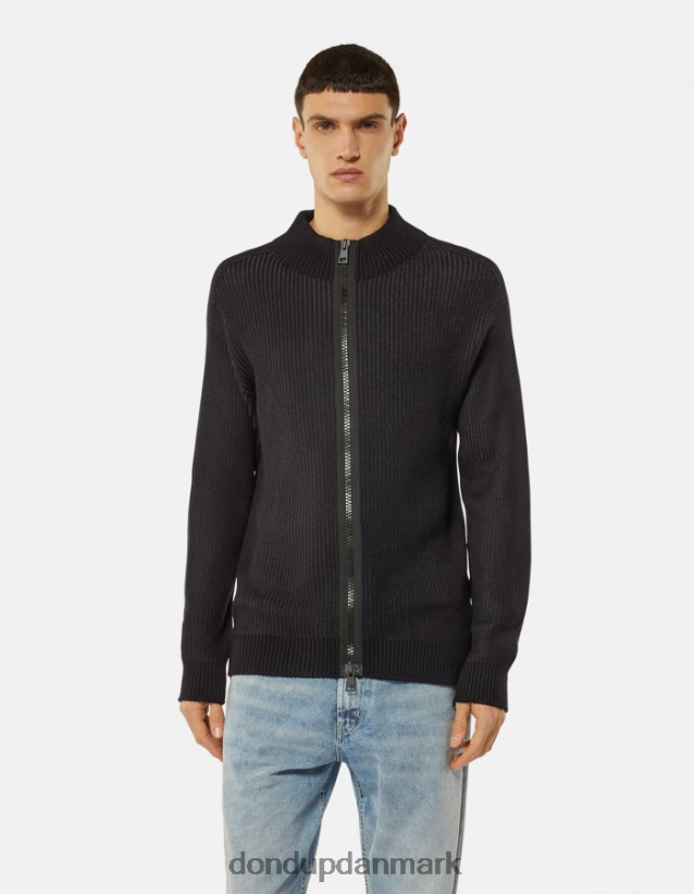 regular fit cardigan i uldblanding Mænd 0XD0D0877 fumo DONDUP beklædning