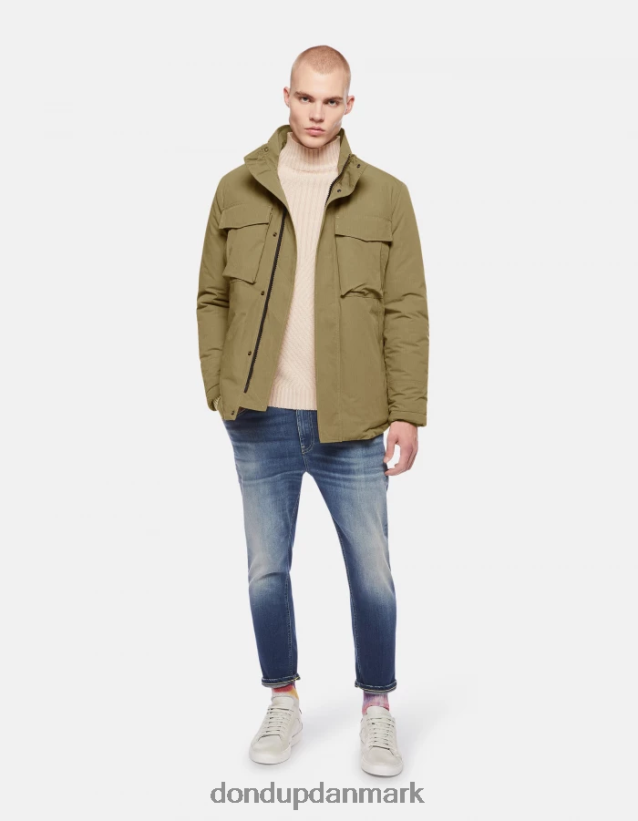 uldtrøje med polohals i normal pasform Mænd 0XD0D0890 lievito DONDUP beklædning