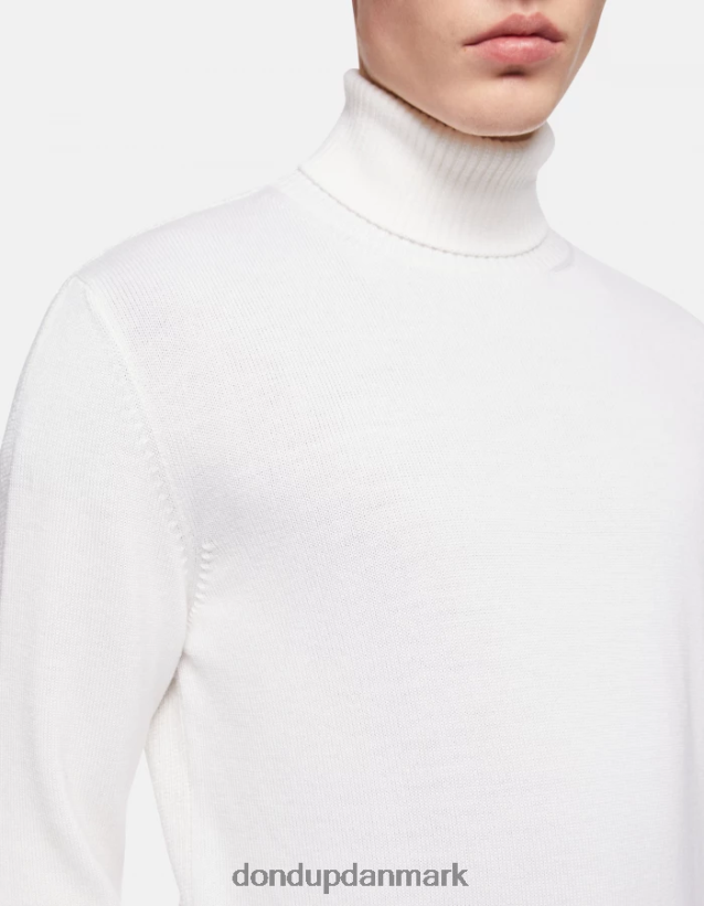 uldtrøje med polohals i normal pasform Mænd 0XD0D0891 fiocco DONDUP beklædning