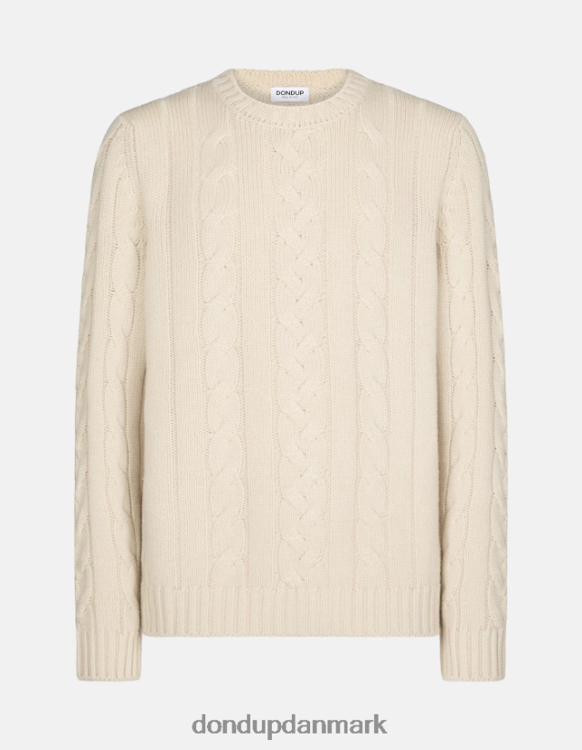 uldtrøje med rund hals Mænd 0XD0D0872 lievito DONDUP beklædning