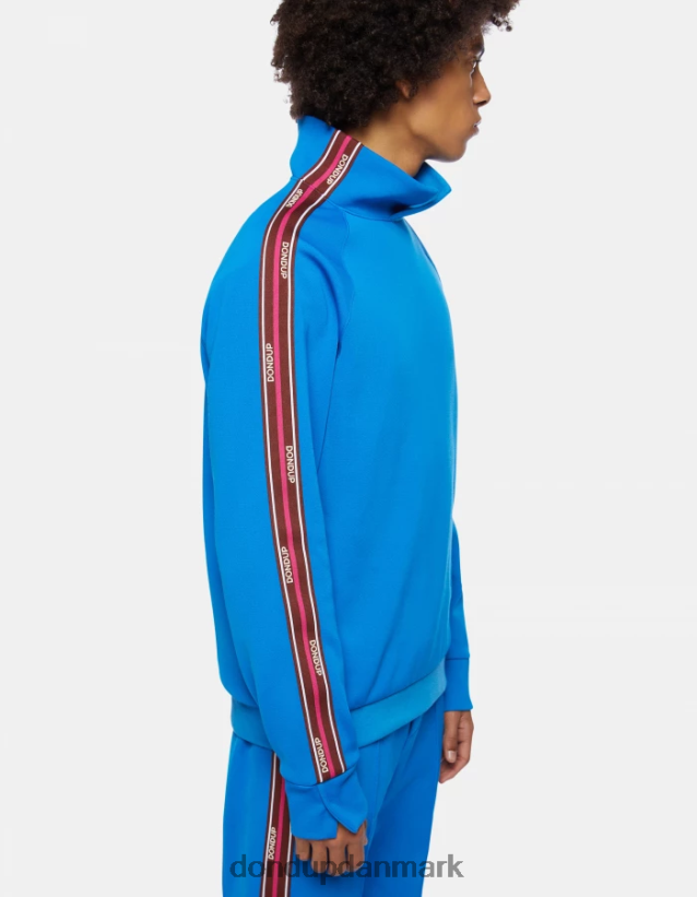 sweatshirt med høj hals i normal pasform Mænd 0XD0D0833 turkis DONDUP beklædning