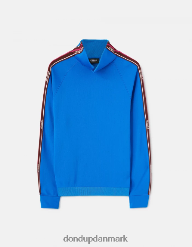 sweatshirt med høj hals i normal pasform Mænd 0XD0D0833 turkis DONDUP beklædning