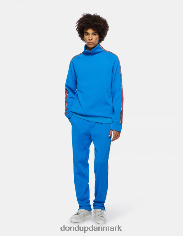 sweatshirt med høj hals i normal pasform Mænd 0XD0D0833 turkis DONDUP beklædning