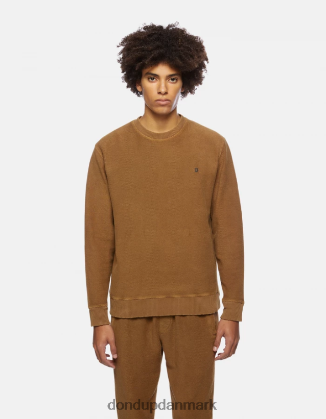 sweatshirt med rund hals i normal pasform Mænd 0XD0D0828 nej DONDUP beklædning