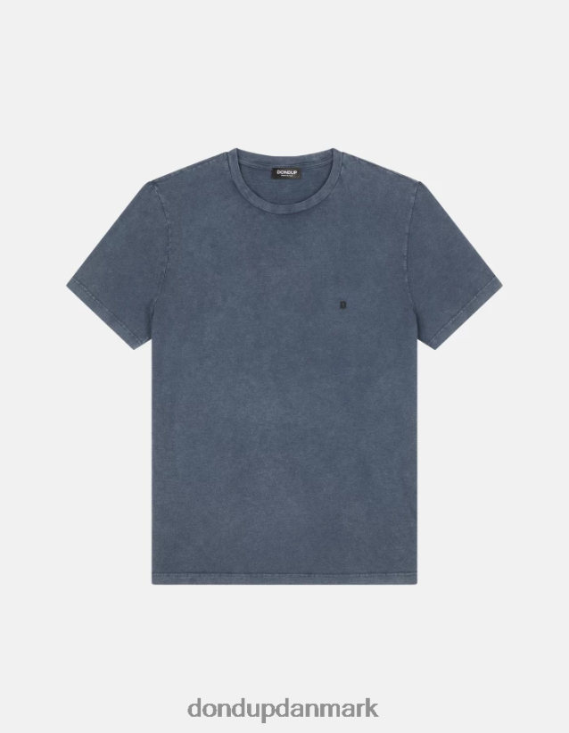 jersey t-shirt med normal pasform Mænd 0XD0D0797 Marine blå DONDUP beklædning