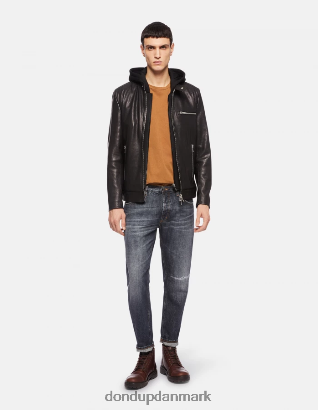 jersey t-shirt med normal pasform Mænd 0XD0D0804 nej DONDUP beklædning