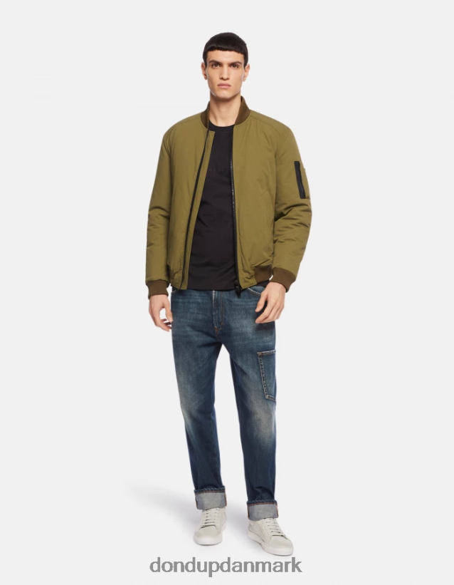 jersey t-shirt med normal pasform Mænd 0XD0D0810 sort DONDUP beklædning