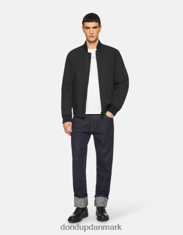 jersey t-shirt med normal pasform Mænd 0XD0D0814 hvid DONDUP beklædning