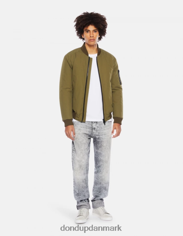 jersey t-shirt med normal pasform Mænd 0XD0D0816 hvid DONDUP beklædning