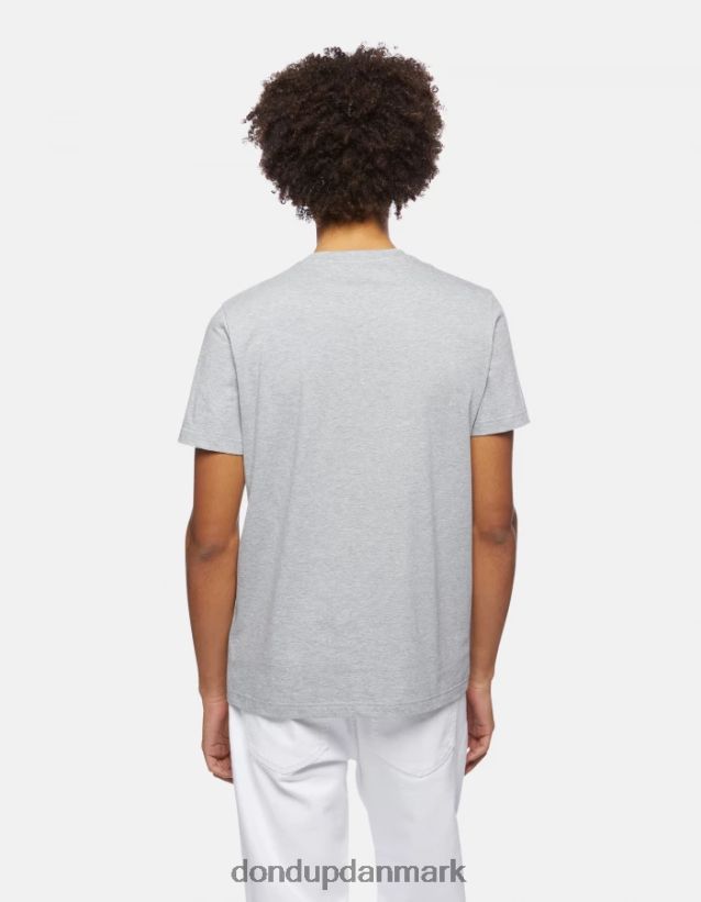 jersey t-shirt med normal pasform Mænd 0XD0D0819 grå DONDUP beklædning