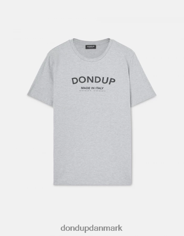 jersey t-shirt med normal pasform Mænd 0XD0D0819 grå DONDUP beklædning
